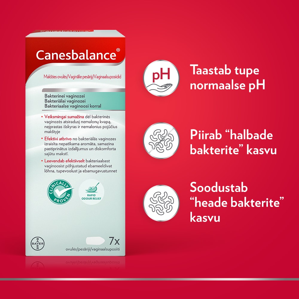 Taastab tupe normaalse pH, piirab “halbade bakterite” kasvu, soodustab “heade bakterite” kasvu